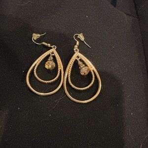Elegant Gold Tone and Silver Tone Women's Earrings #12 pr